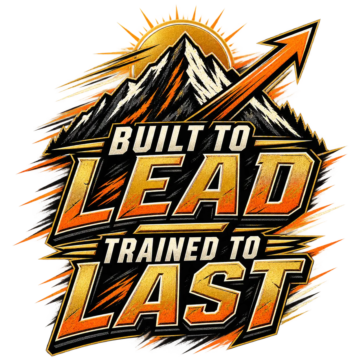 Built to Lead Health Tribe merchandise design