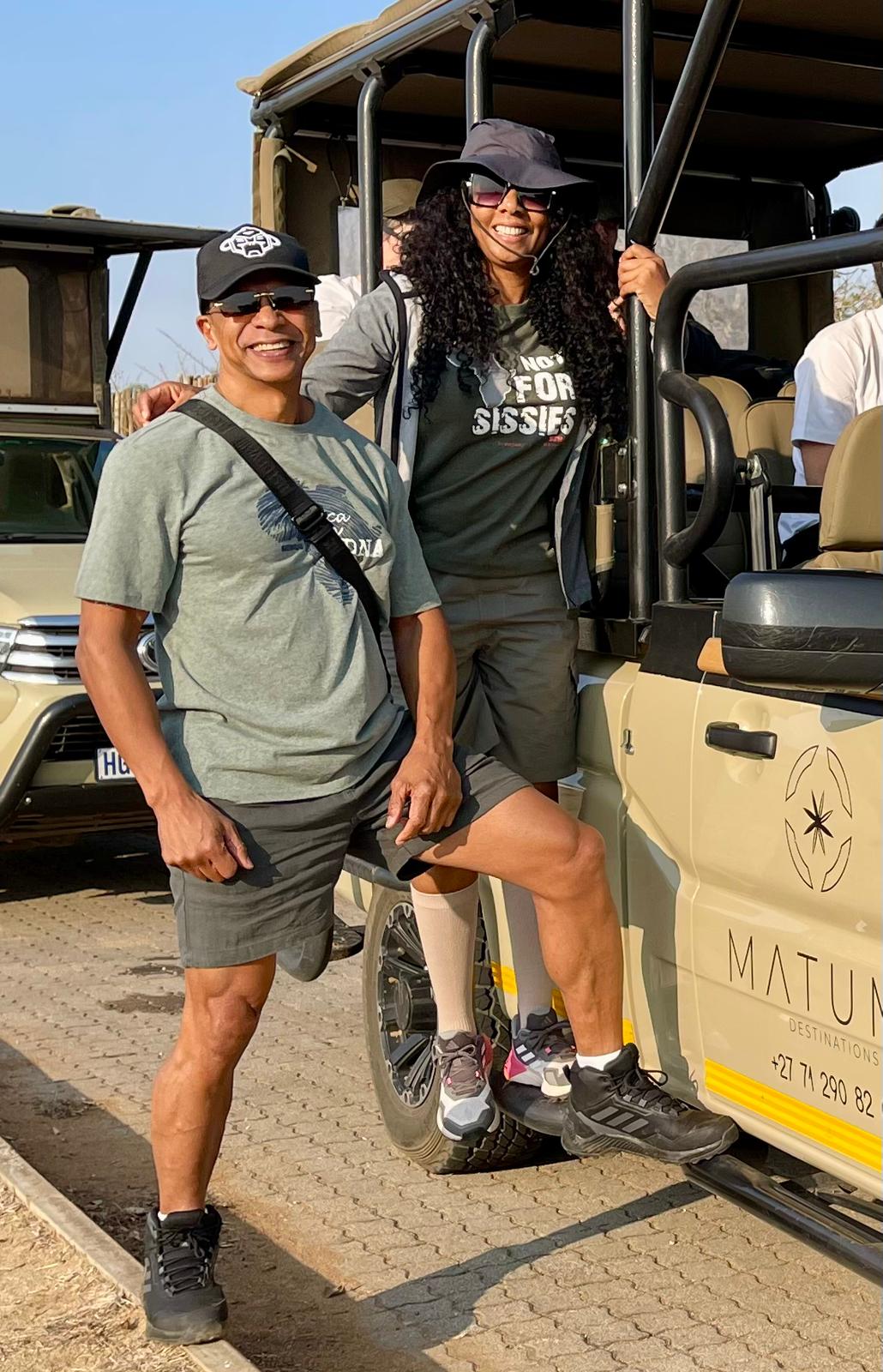Health Tribe couple enjoying an outdoor safari together